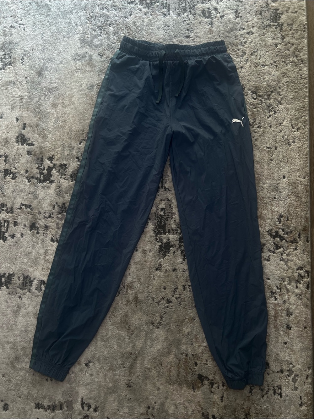 Puma Men's Navy Blue Lightweight Track Joggers
